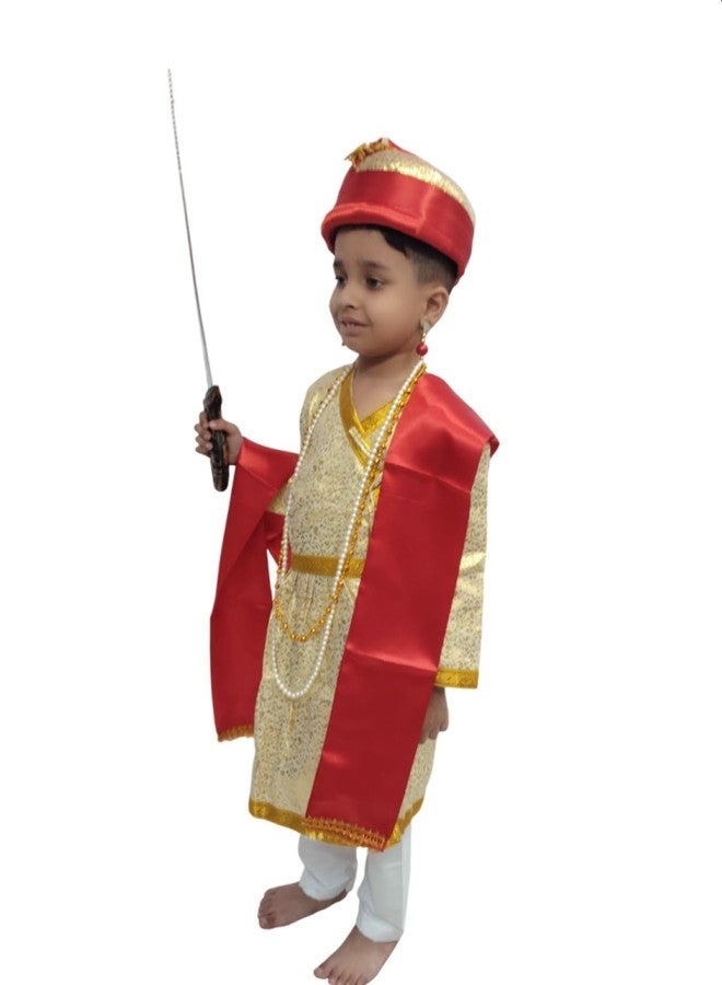 BookMyCostume Indian King Historical Raja Complete Accessory Set Kids & Adults Fancy Dress Costume 10-12 years - Image 2
